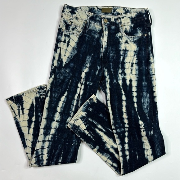 Mother The Mid Rise Dazzler Ankle Blue Jeans Size 26 - Picture 1 of 15